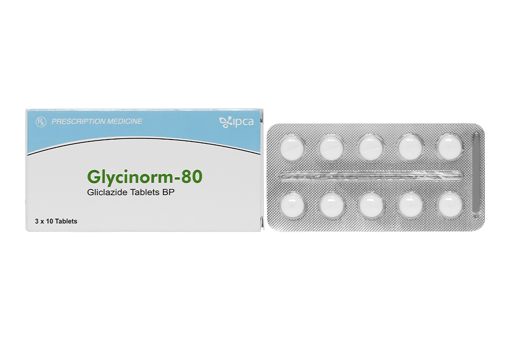 Glycinorm-80 trị đái tháo đường (3 vỉ x 10 viên)