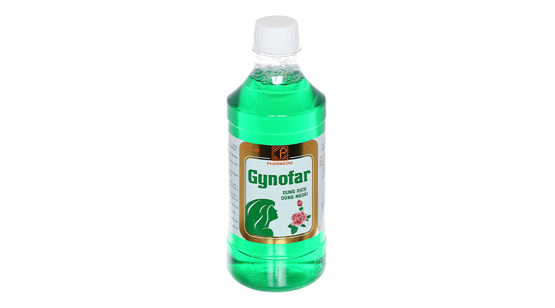 Dung dịch vệ sinh phụ nữ Gynofar trị viêm âm đạo chai 500ml