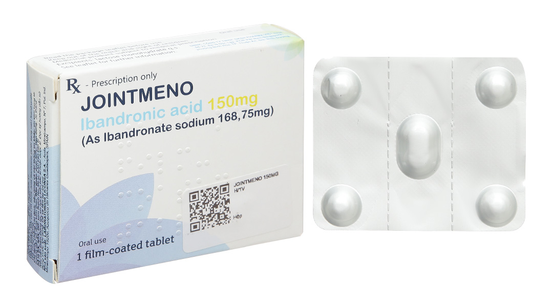 Jointmeno 150mg trị loãng xương (1 vỉ x 1 viên)