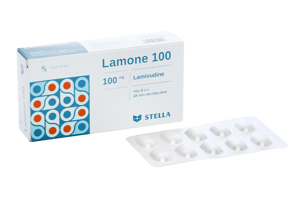 Lamone 100 thuốc kháng virus, trị viêm gan B (3 vỉ x 10 viên)