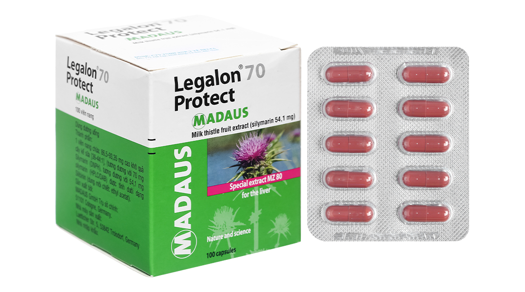 Legalon 70 hỗ trợ trị bệnh lý về gan (10 vỉ x 10 viên)