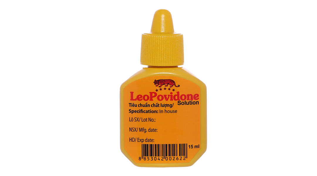 Dung dịch sát khuẩn Leopovidone sát trùng ngoài da chai 15ml