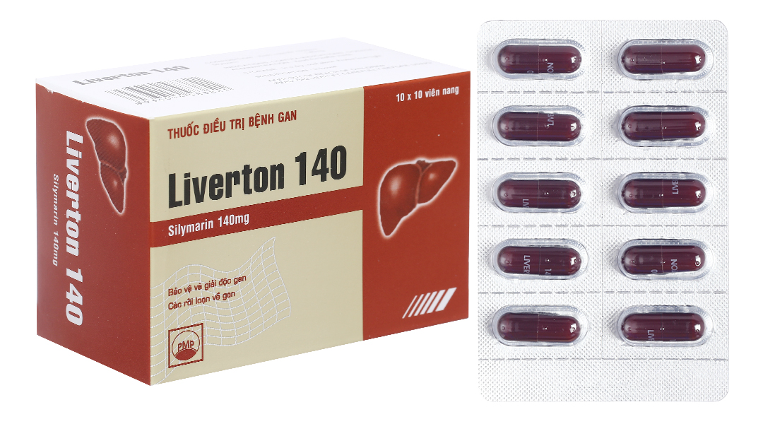 Liverton 140 hỗ trợ trị bệnh lý về gan (10 vỉ x 10 viên)