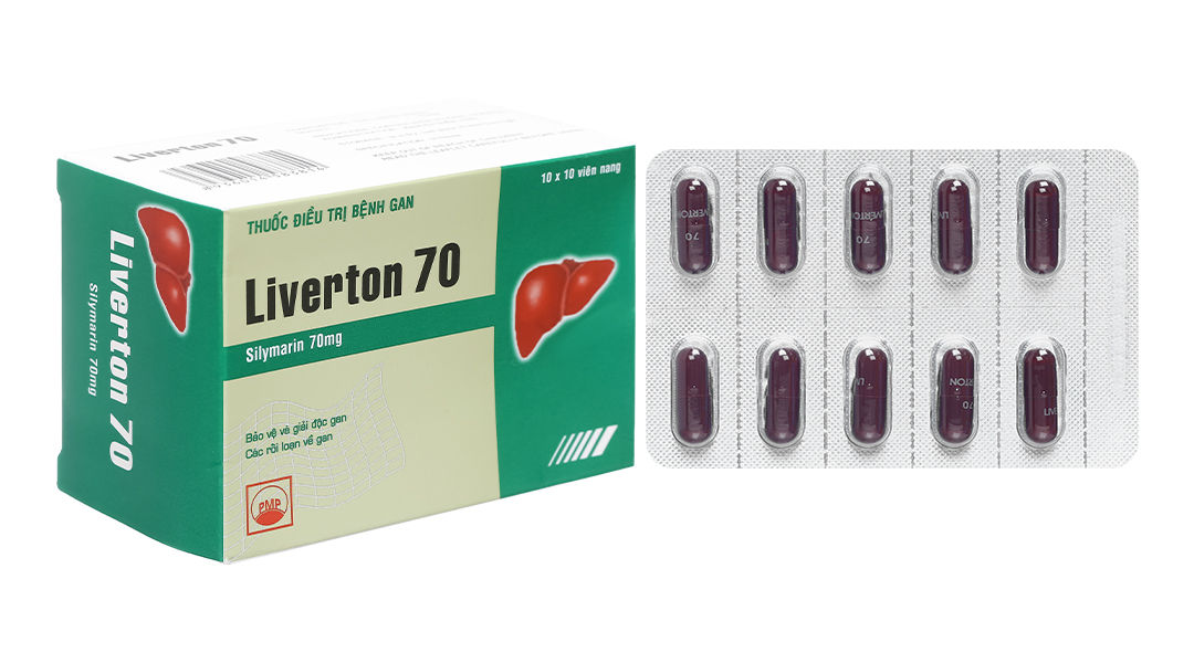 Liverton 70 hỗ trợ trị bệnh lý về gan (10 vỉ x 10 viên)