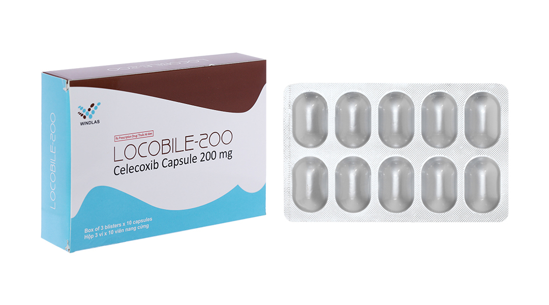 Locobile 200mg giảm đau, kháng viêm xương khớp (3 vỉ x 10 viên)