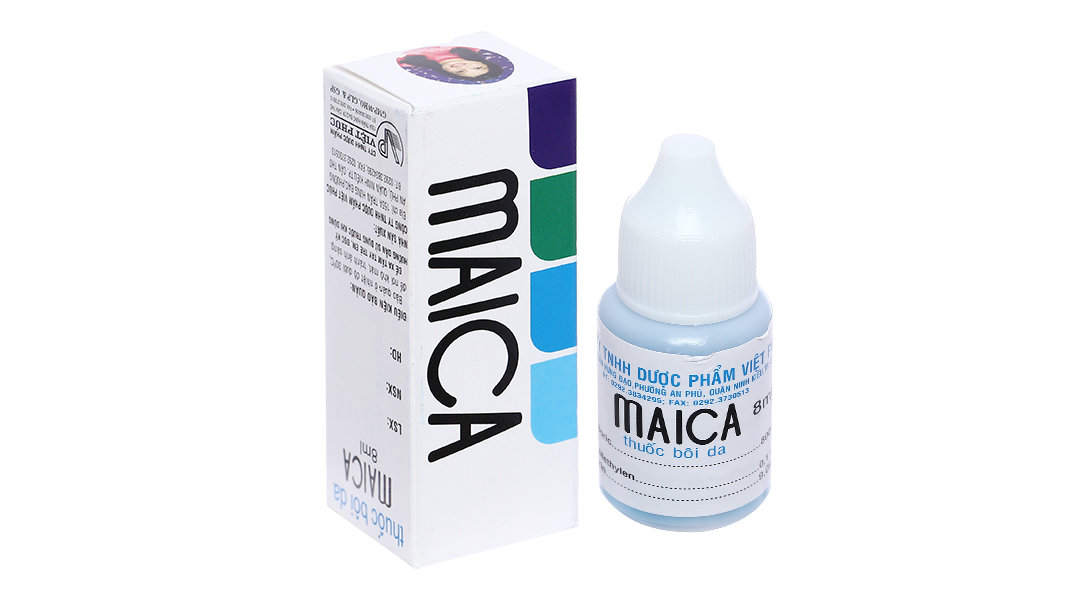 Dung dịch bôi Maica trị nhiễm trùng da, nấm da lọ 8ml