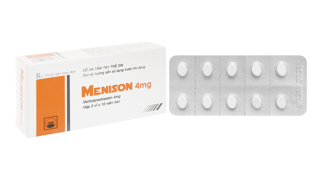 Menison 4mg thuốc kháng viêm (3 vỉ x 10 viên)