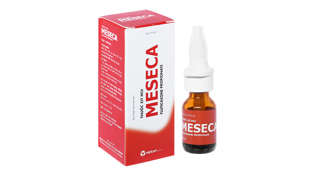 Thuốc xịt mũi Meseca trị viêm mũi dị ứng lọ 60 liều