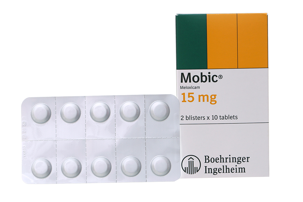 Mobic 15mg giảm đau, kháng viêm xương khớp (2 vỉ x 10 viên)