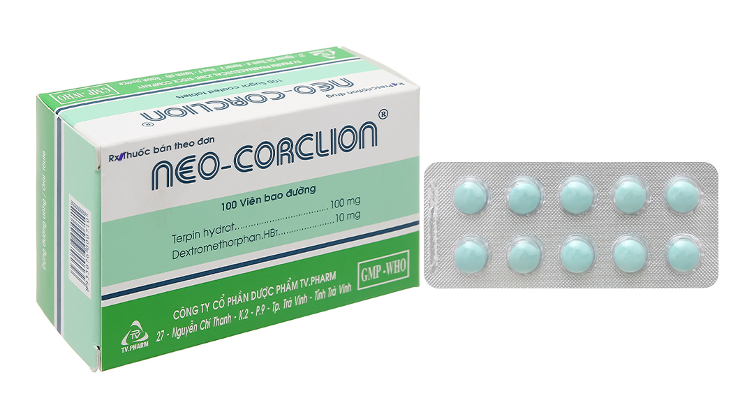 Neo-Codion trị ho khan, ho do kích ứng (2 vỉ x 10 viên)