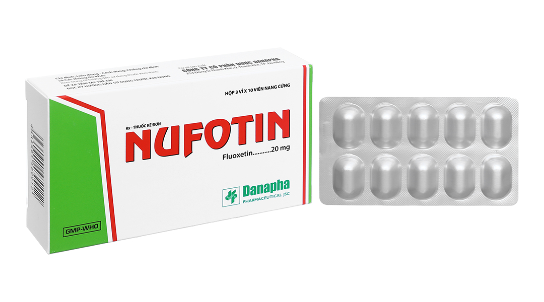 Nufotin 20mg trị trầm cảm (3 vỉ x 10 viên)