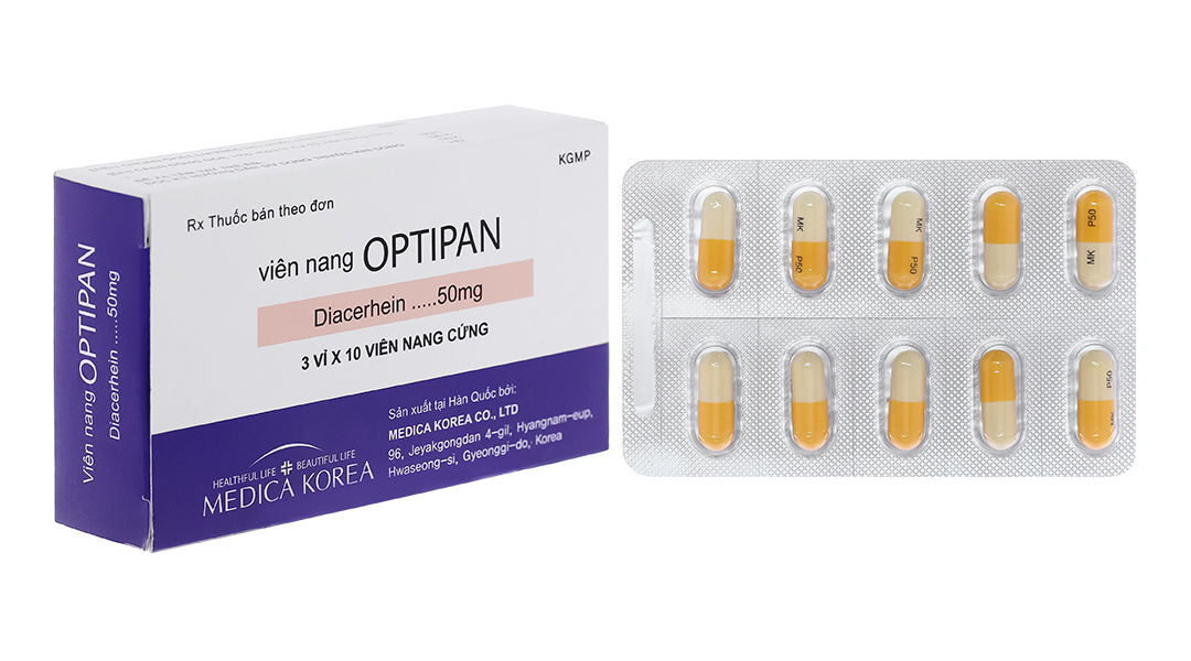 Optipan 50mg trị thoái hóa xương khớp (3 vỉ x 10 viên)