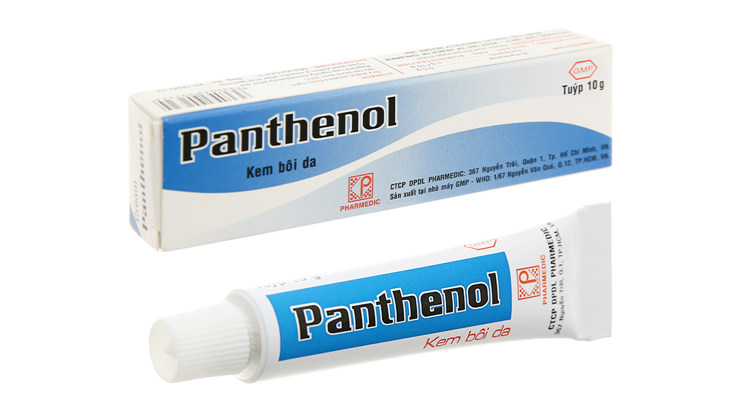 Kem bôi Panthenol trị bỏng, phục hồi da bị tổn thương tuýp 10g