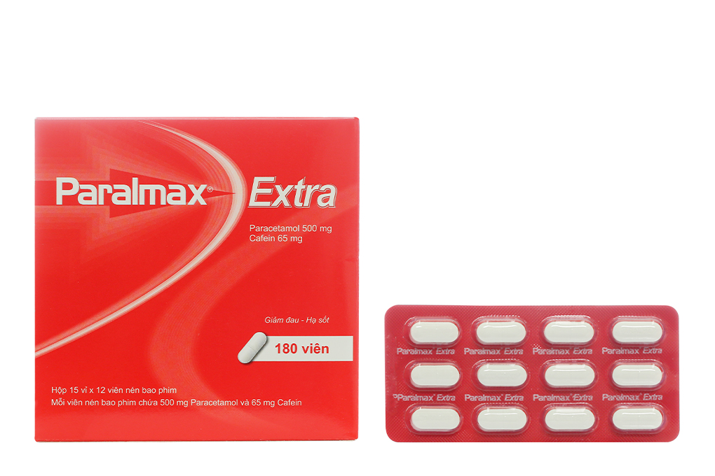 Paralmax Extra giảm đau, hạ sốt (15 vỉ x 12 viên)