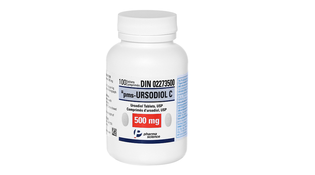 Pms-Ursodiol C 500mg hỗ trợ trị bệnh lý về gan mật lọ 100 viên