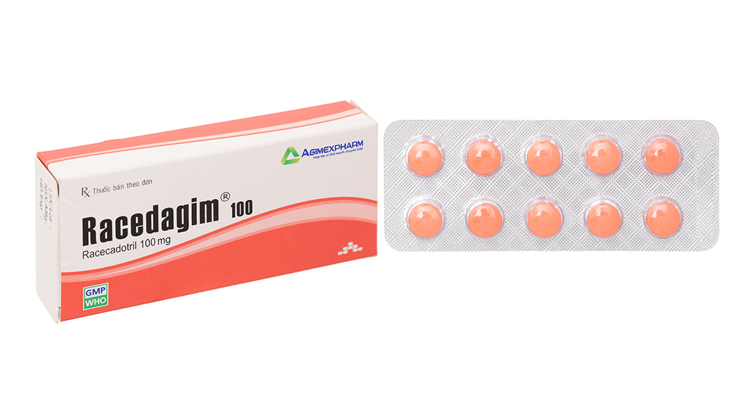 Racedagim 100 trị tiêu chảy cấp ở người lớn (2 vỉ x 10 viên)