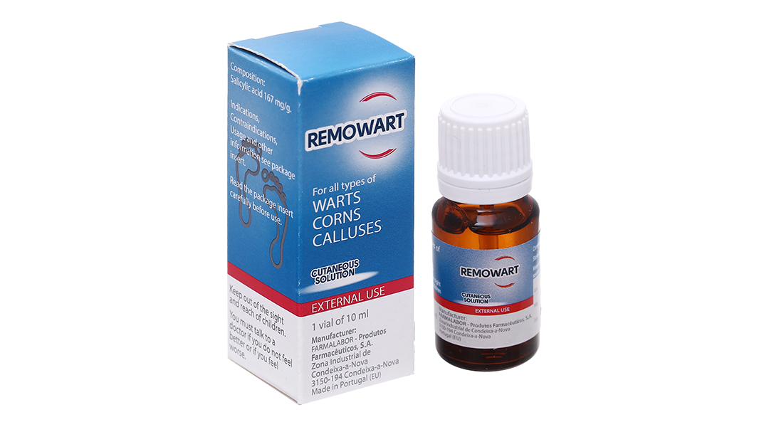 Dung dịch bôi Remowart trị mụn cóc chai 10ml