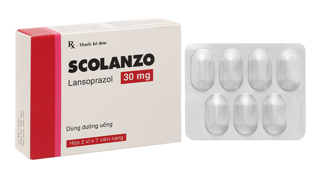 Scolanzo 30mg trị trào ngược dạ dày, thực quản (2 vỉ x 7 viên)