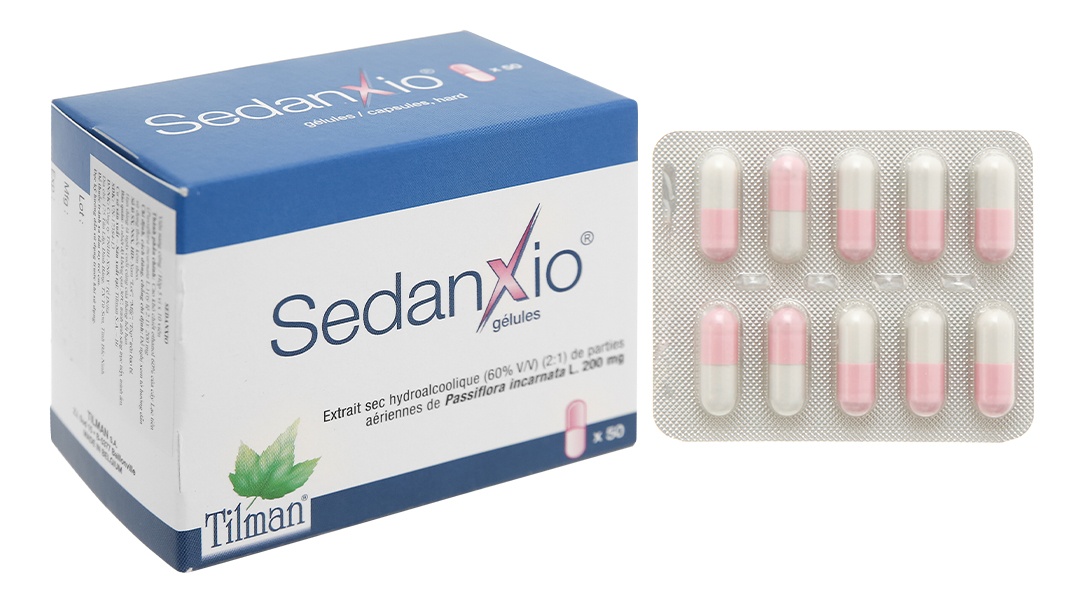 Sedanxio 200mg an thần, giảm lo âu (5 vỉ x 10 viên)