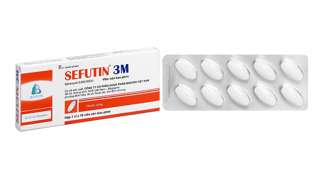 Sefutin 3M trị nhiễm khuẩn (1 vỉ x 10 viên)