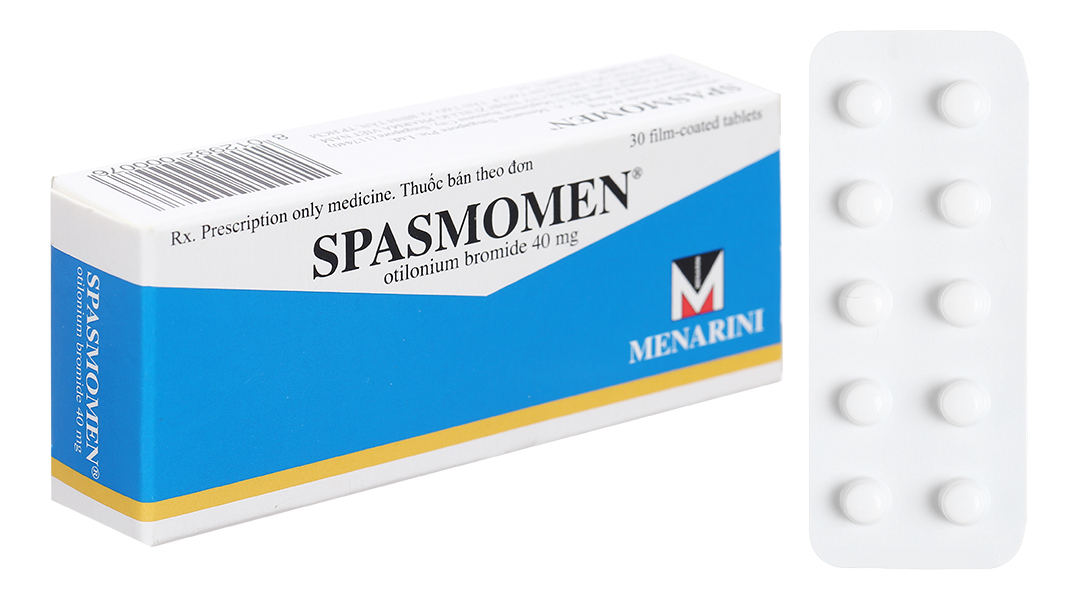 Spasmomen 40mg trị hội chứng đại tràng kích thích (3 vỉ x 10 viên)