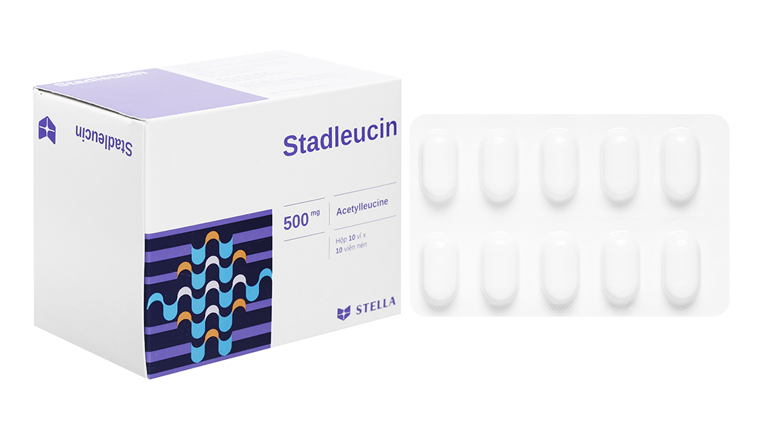 Stadleucin 500mg trị chóng mặt (10 vỉ x 10 viên)