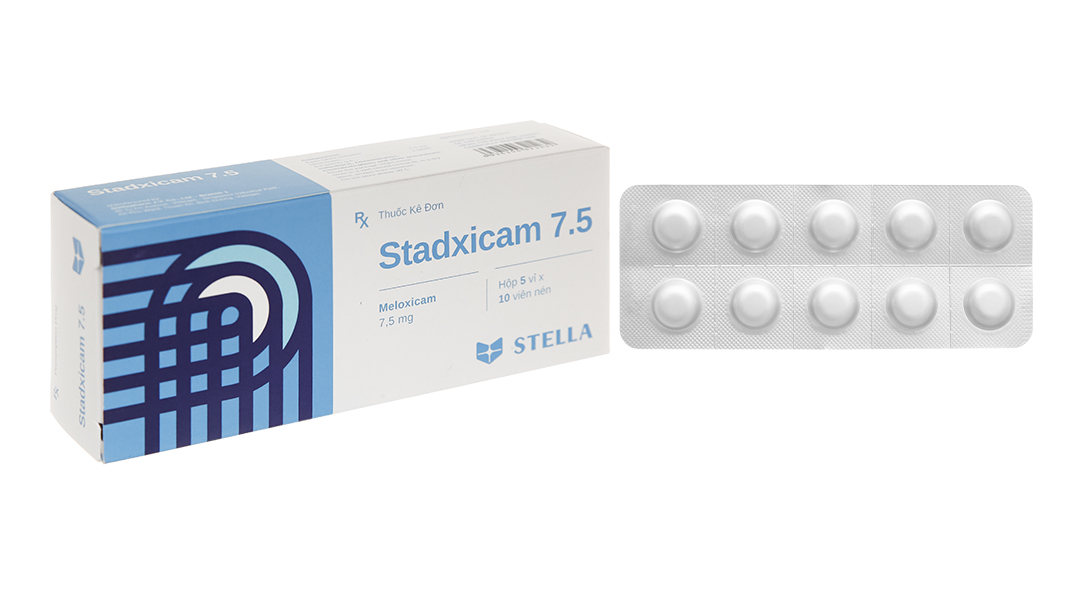 Stadxicam 7.5 trị viêm xương khớp (5 vỉ x 10 viên)