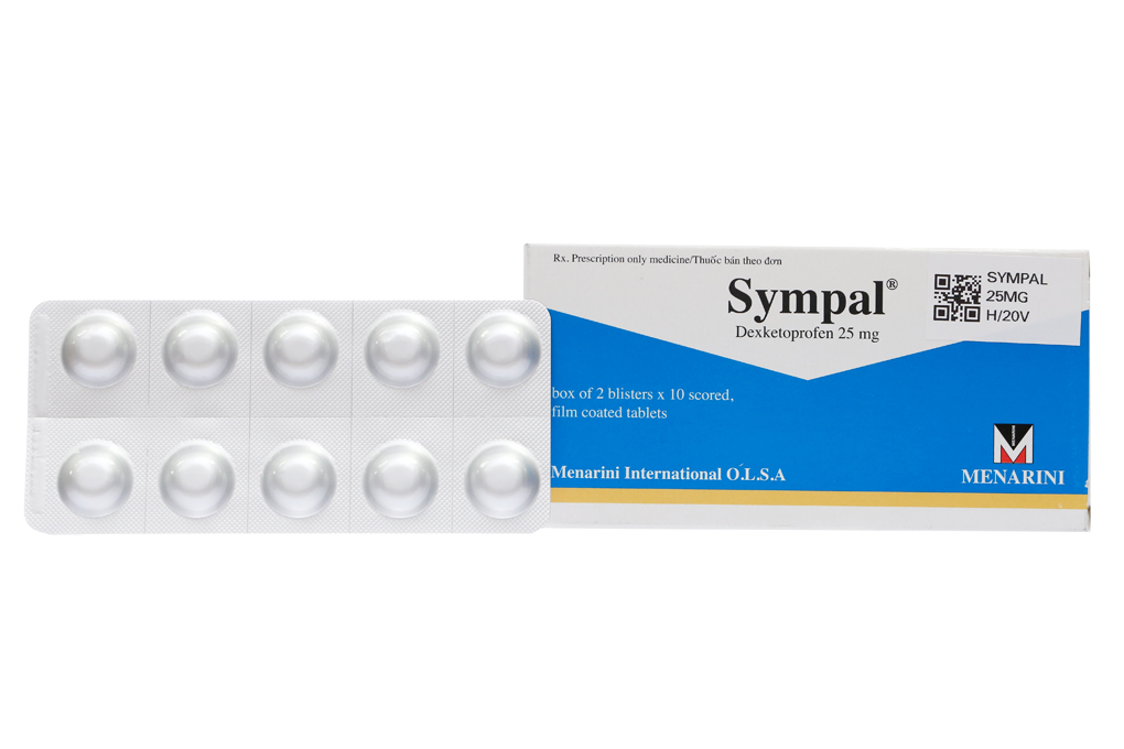 Sympal 25mg giảm đau, kháng viêm xương khớp (2 vỉ x 10 viên)