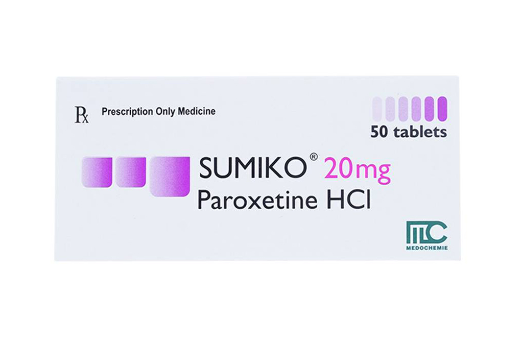 Sumiko 20mg trị trầm cảm, rối loạn lo âu (5 vỉ x 10 viên)