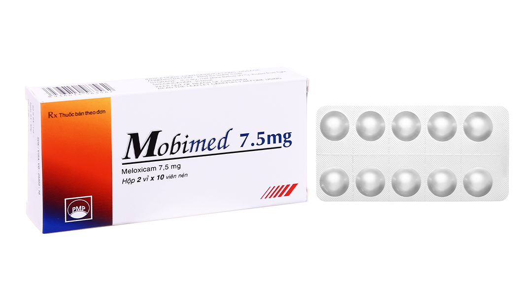 Mobimed 7.5mg giảm đau, kháng viêm xương khớp (2 vỉ x 10 viên)