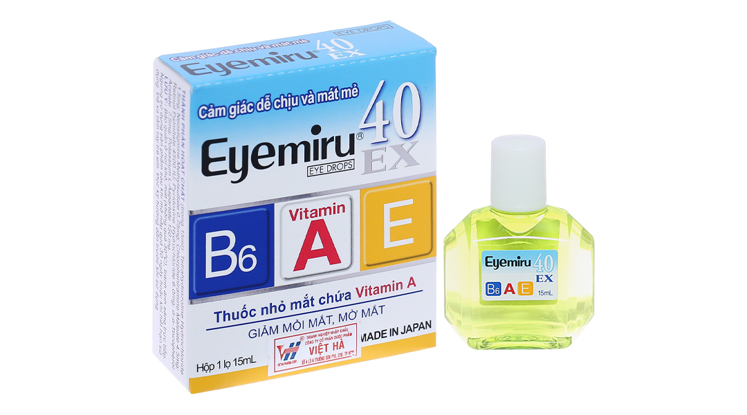 Thuốc nhỏ mắt Eyemiru 40 EX phòng và trị các bệnh về mắt chai 15ml