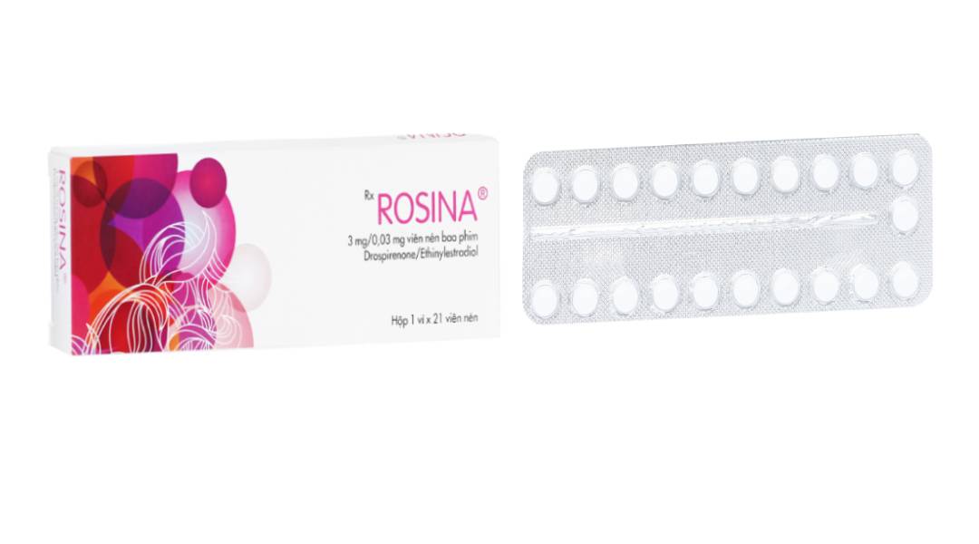 Rosina thuốc tránh thai hằng ngày (1 vỉ x 21 viên)