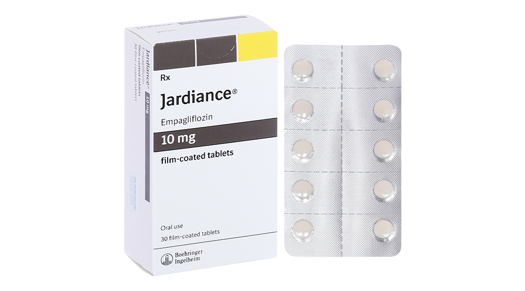 Jardiance 10mg trị đái tháo đường (3 vỉ x 10 viên)