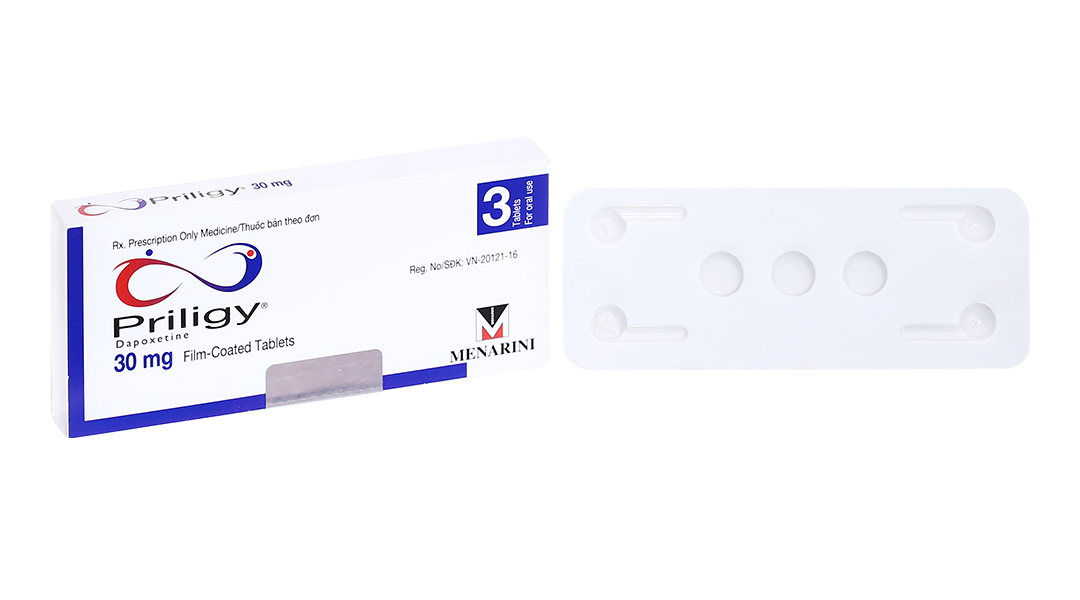 Priligy 30mg trị xuất tinh sớm (1 vỉ x 3 viên)