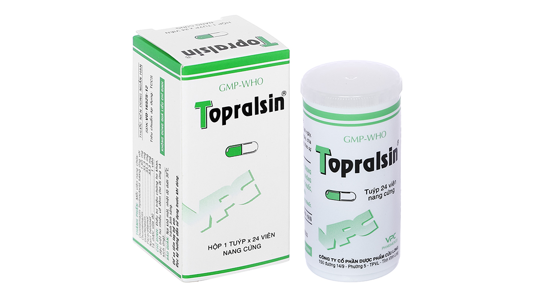 Topralsin trị ho khan, ho do kích ứng tuýp 24 viên