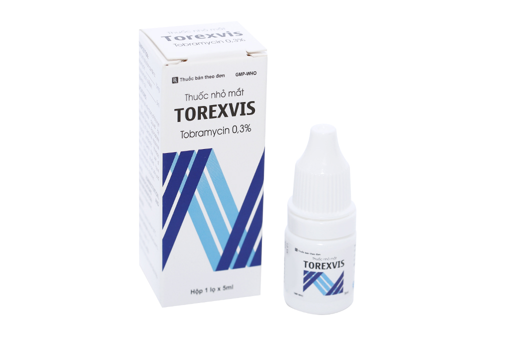 Thuốc nhỏ mắt Torexvis 0.3% trị nhiễm khuẩn mắt lọ 5ml