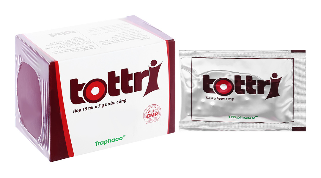 Hoàn cứng Tottri phòng và trị trĩ (15 gói x 5g)