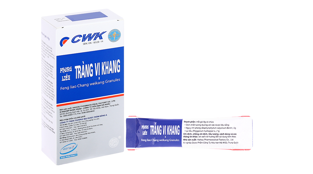 Thuốc cốm Tràng Vị Khang trị viêm dạ dày, đại tràng (6 gói x 8g)