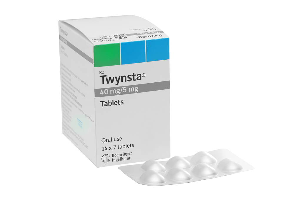 Twynsta 40mg/5mg trị tăng huyết áp (14 vỉ x 7 viên)