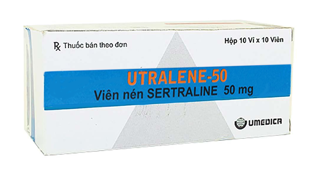 Utralene-50 trị trầm cảm (10 vỉ x 10 viên)