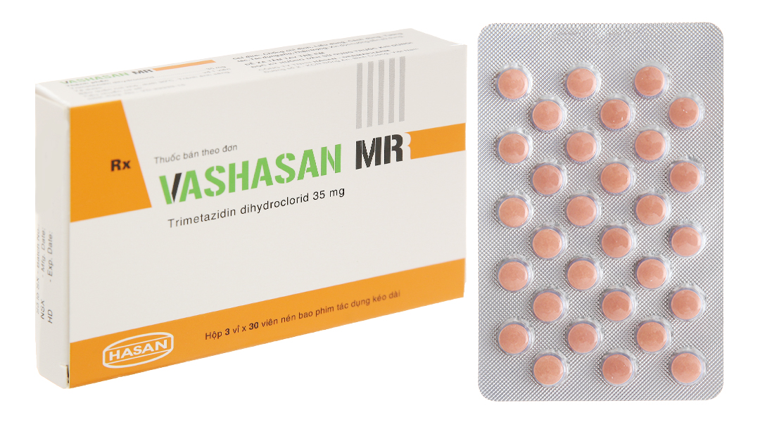 Vashasan MR 35mg trị đau thắt ngực (3 vỉ x 30 viên)