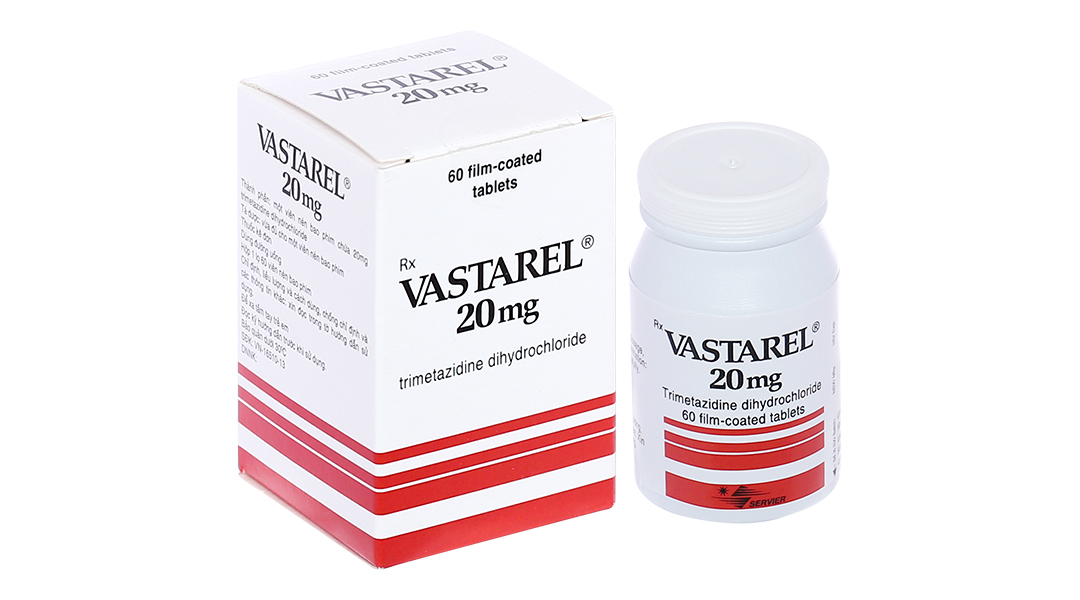 Vastarel 20mg trị đau thắt ngực hộp 60 viên