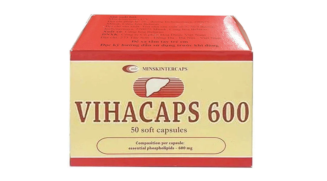 Vihacaps 600 hỗ trợ trị các bệnh lý về gan (5 vỉ x 10 viên)